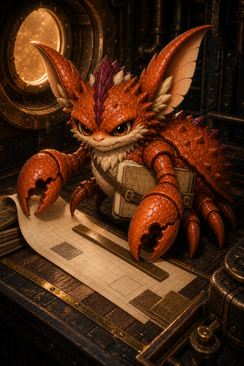 Charter Clawblin working over a market chart